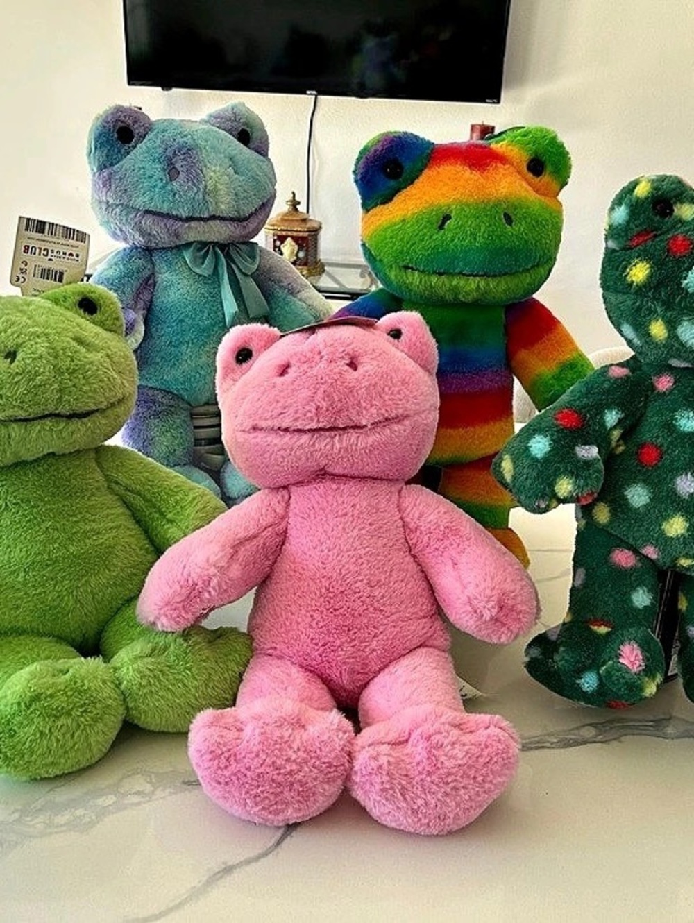 5 NEW W/ Tags Build-A-Bear Workshop Build-A-Bear Frogs